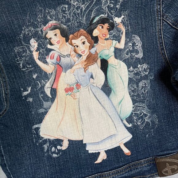 Authentic Disney Princess Denim Jacket Size 5/6 - Picture 3 of 6